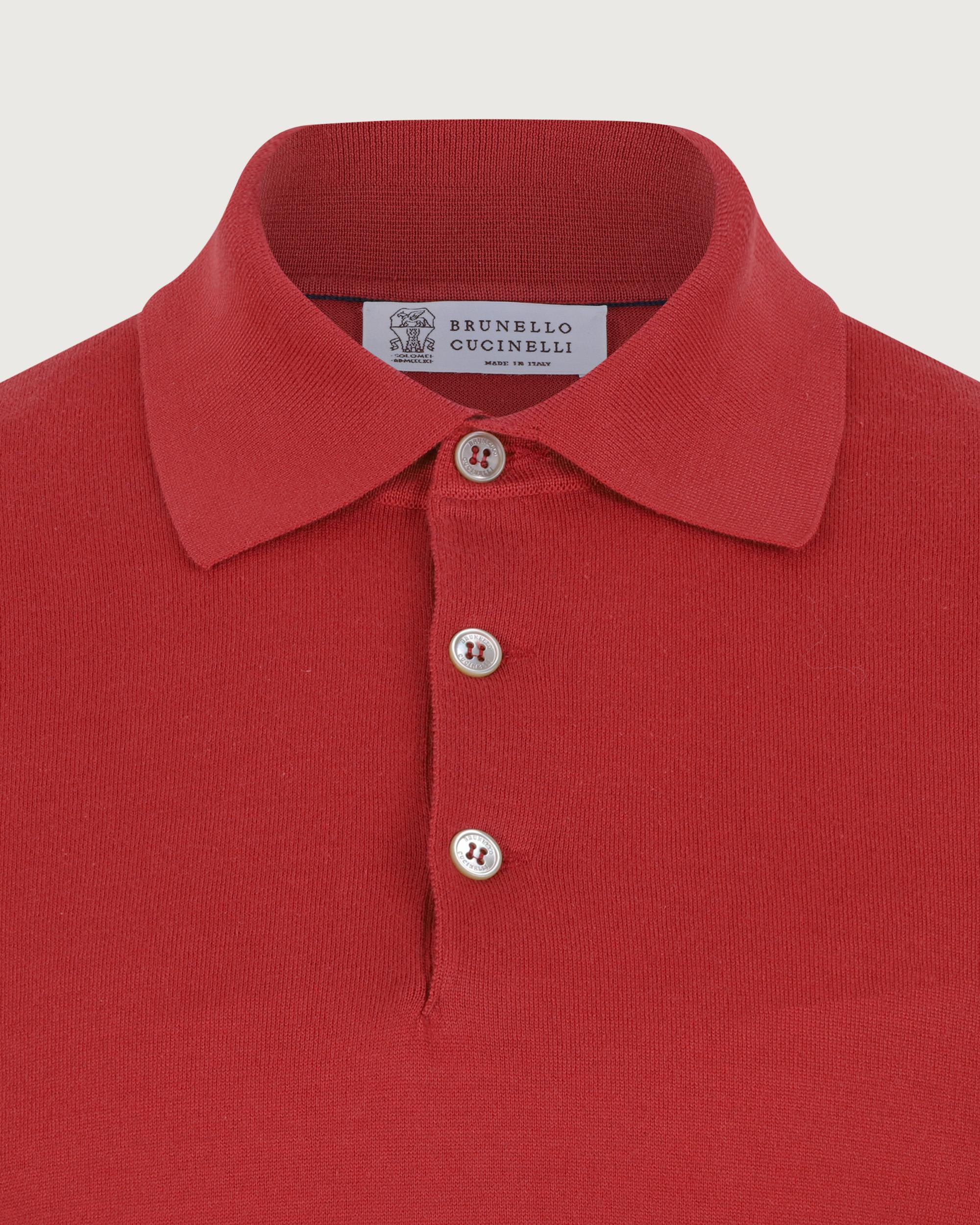 Brunello Cucinelli Polo Fragola+nebbia  M29800125 CPP07 