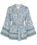 MC 2 SAINT BARTH Kimono   CARLY SILK HABOTAI BATIK FOULARD 013 