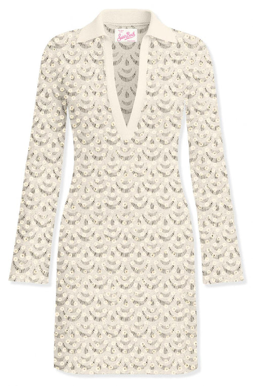 MC 2 SAINT BARTH Abito   ILARY CROCHET SHELL PAILLETTES 10 