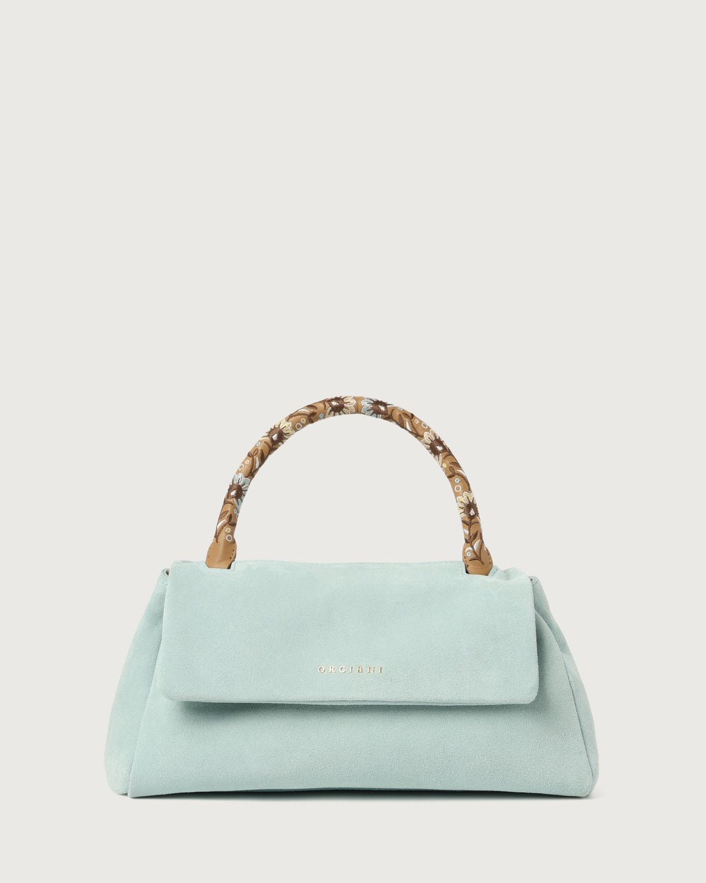 ORCIANI Borsa   B02159 PEACH FLOWERS ACQUA 