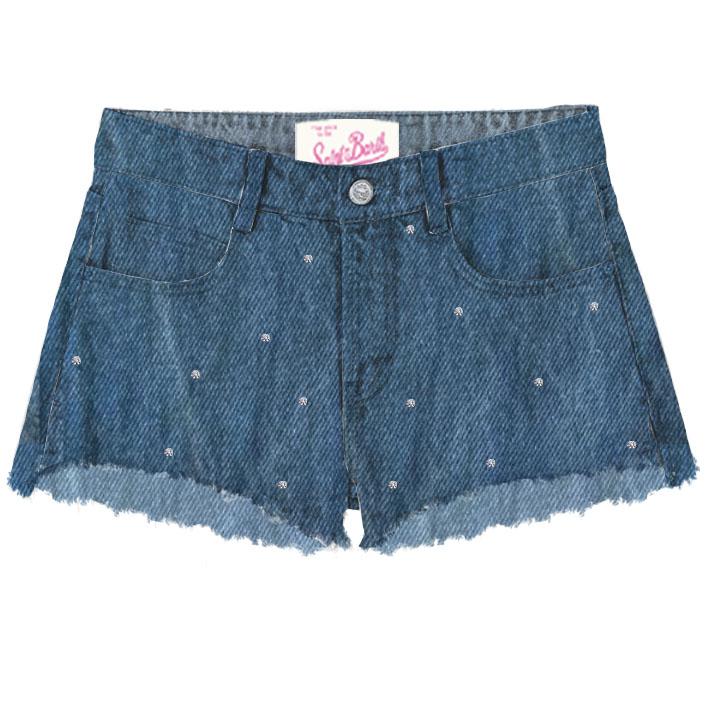 MC 2 SAINT BARTH Shorts   MUSA DENIM M STRASS 30 