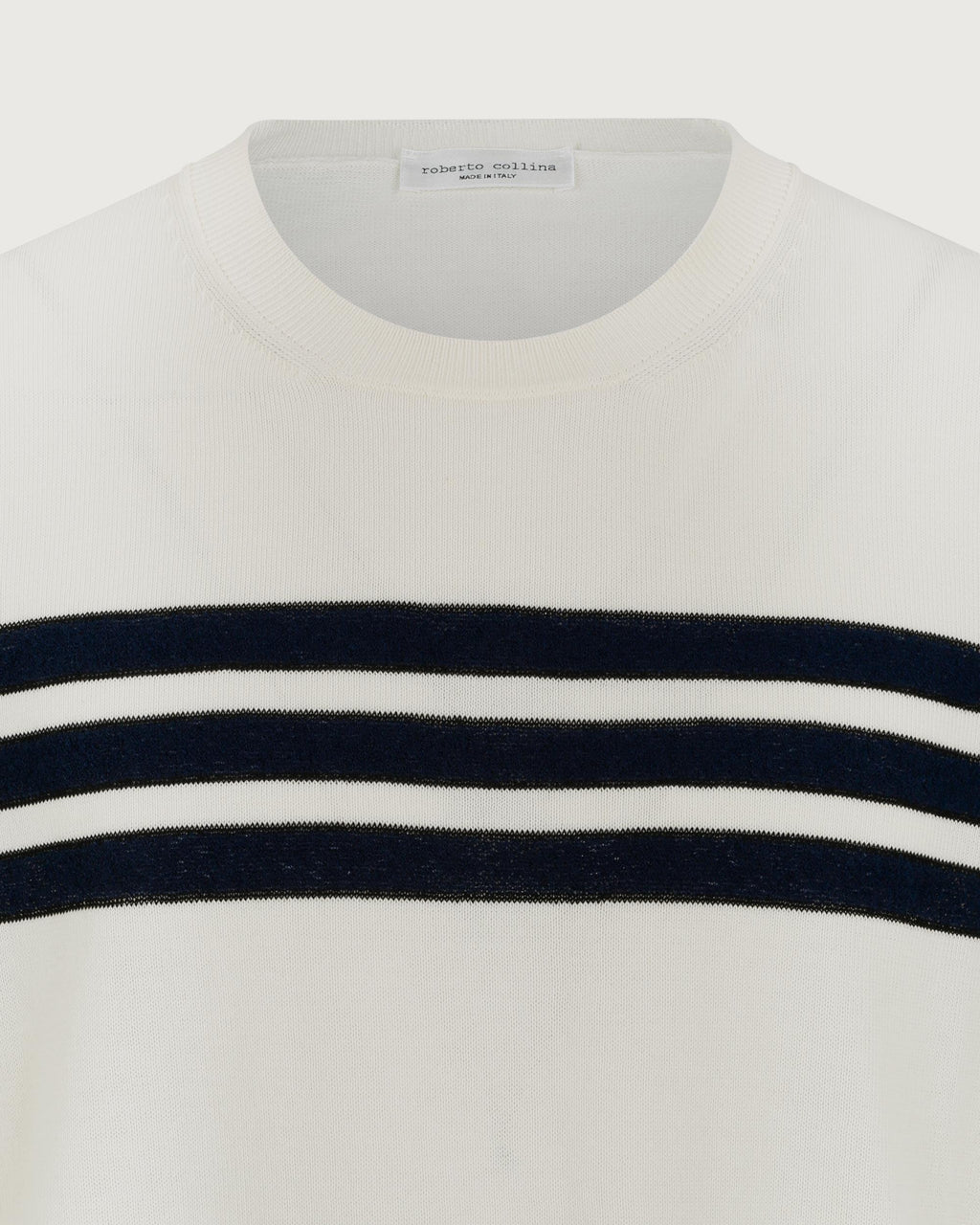 ROBERTO COLLINA Girocollo Navy  261MYA43021 10 