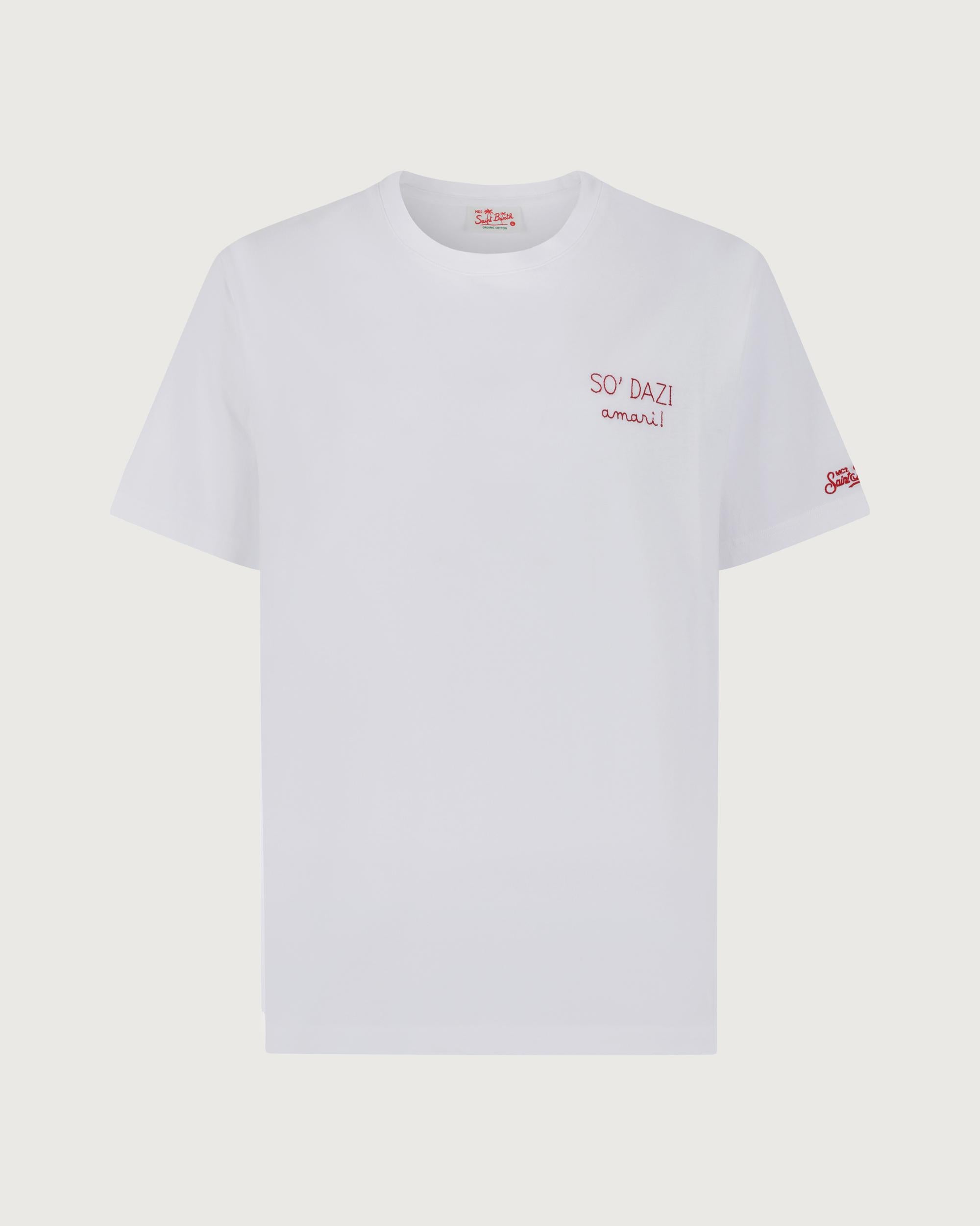 MC 2 SAINT BARTH T-shirt   PORTOFINO DAZI AMARI 01N EMB 