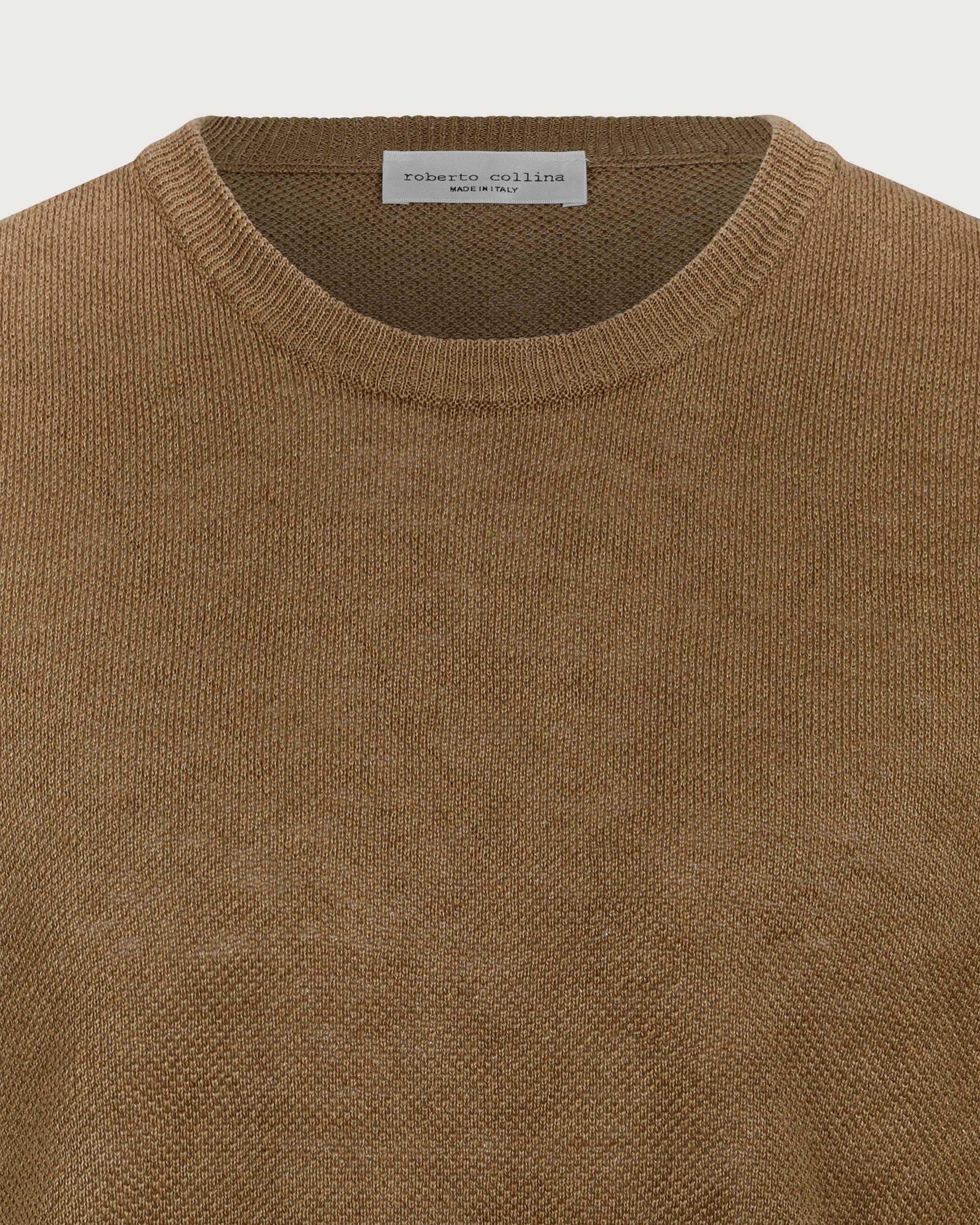 ROBERTO COLLINA Girocollo Khaki  261MYA20121 60 