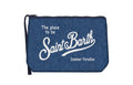 MC 2 SAINT BARTH Pochette   ALINE DENIM DENIM EMB 