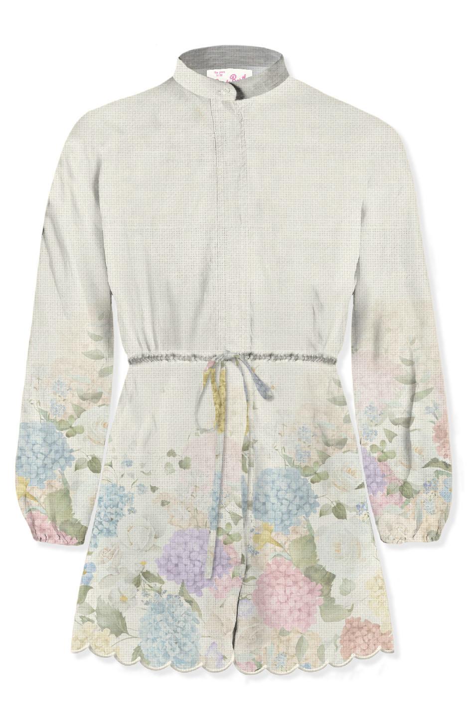 MC 2 SAINT BARTH Shorts   JULIAN LINEN HYDRANGEA SPRING 10 