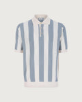 GALLIA Polo Bianco/celeste  U0435 EMIL 999 