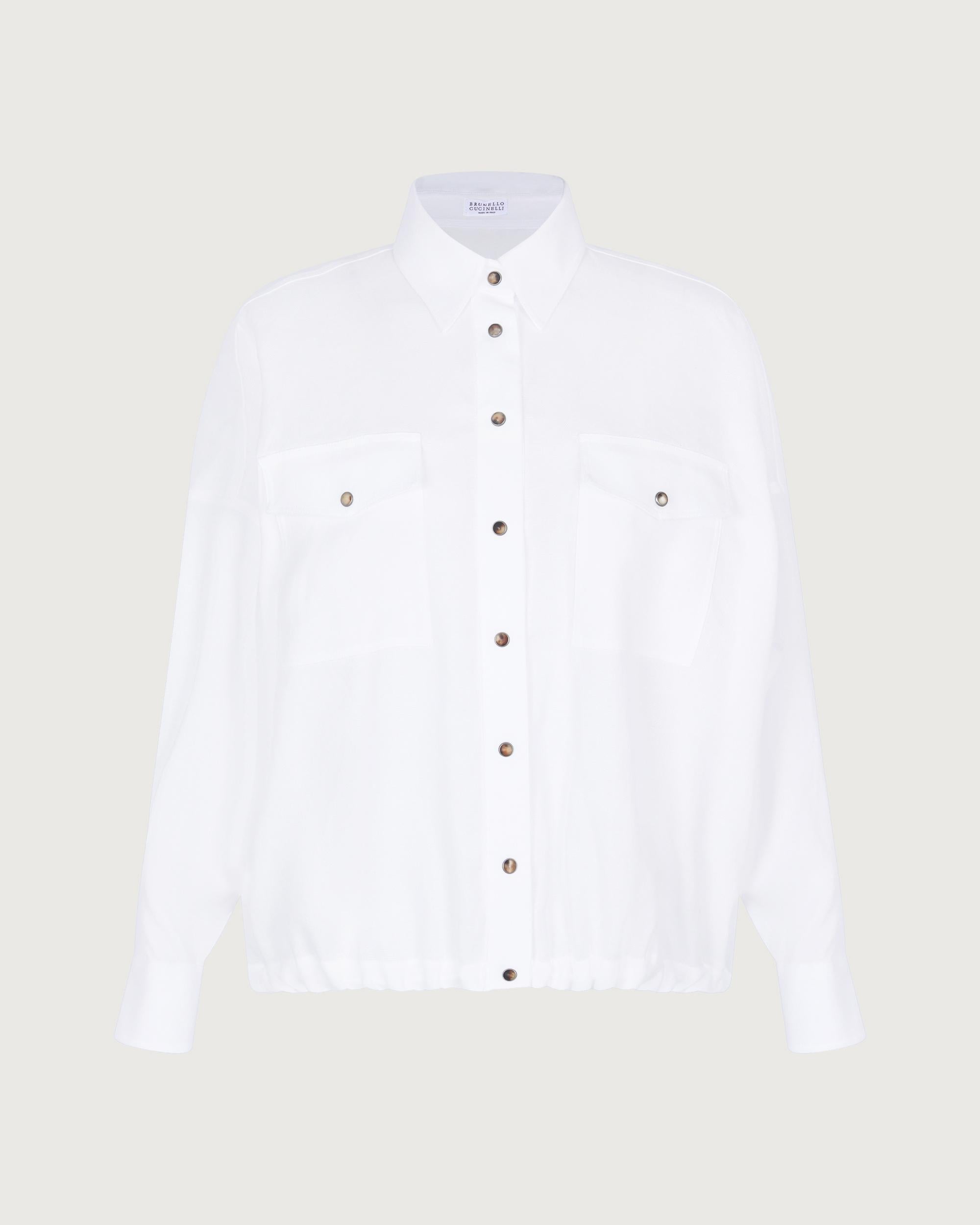 Brunello Cucinelli Camicia Bianco  MQ986NE416 C001 