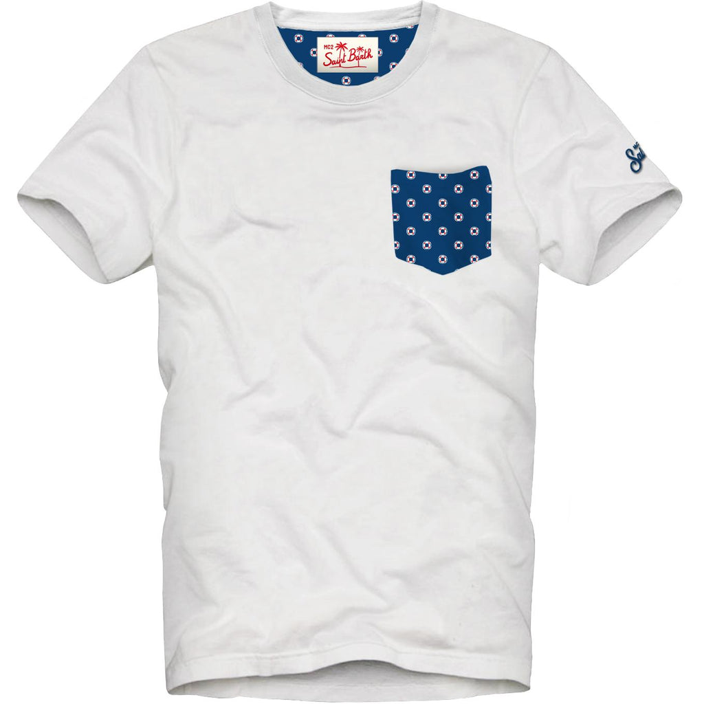MC 2 SAINT BARTH T-shirt   BLANCHE 01N MINI LIFE SAVER 61 